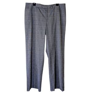 R.Q.T. Plaid Dress Pants Gray/Black Size 18 NWT
